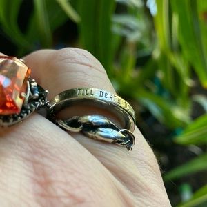 Till Death Do Us Part 14k white gold ring